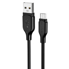 Кабель USB Borofone BX34 Advantage USB to Micro (2.4A/1m) Black