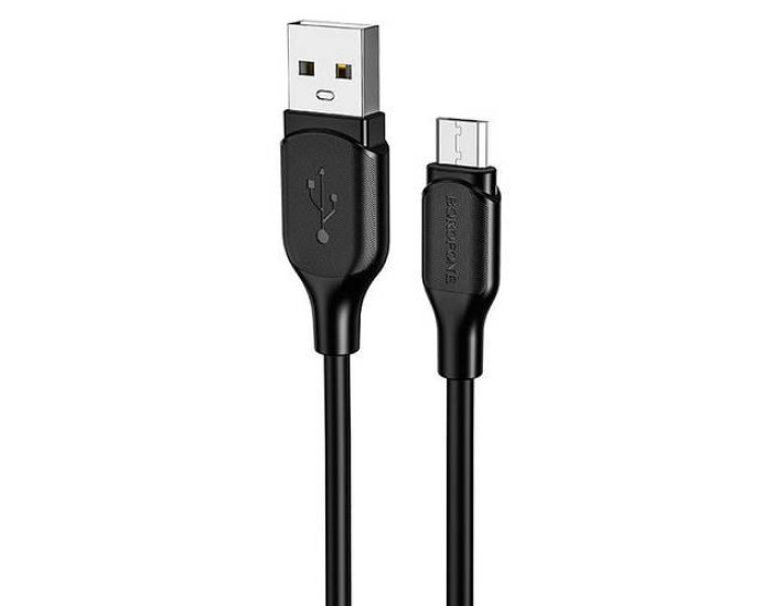Кабель USB Borofone BX34 Advantage USB to Micro (2.4A/1m) Black