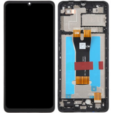 Дисплей с сенсорным экраном (модуль) ZTE Blade A76 4G, черный с рамкой, оригинал