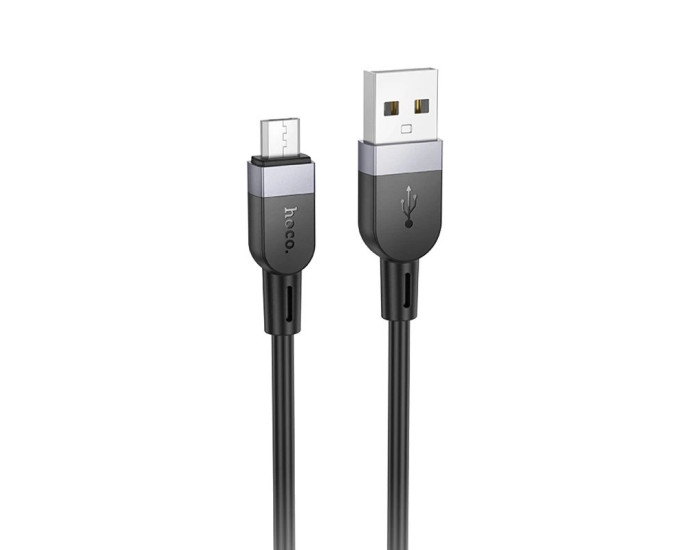 Кабель USB Hoco X109 Energy Silicone USB to Micro (3A/1m) Black