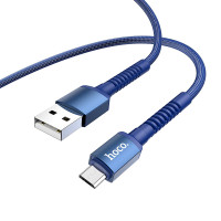 Кабель USB Hoco X71 Especial Charging USB to Micro (2.4A/1m) Blue