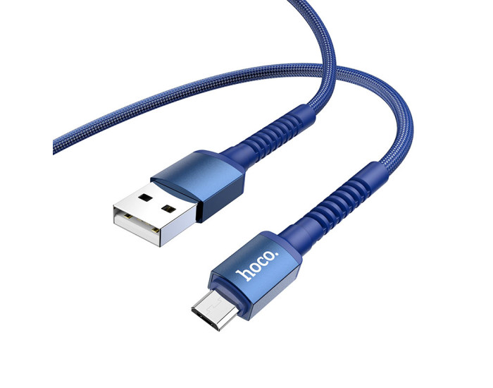 Кабель USB Hoco X71 Especial Charging USB to Micro (2.4A/1m) Blue