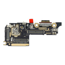 Шлейф для  Xiaomi 15T, коннектора зарядки с микрофоном, с компонентами, оригинал