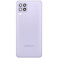 Задняя панель корпуса для Samsung A225 Galaxy A22, фиолетовая со стеклом камеры