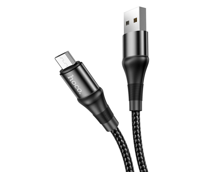 Кабель USB Hoco X50 Excellent USB to Micro (2.4A/1m) Black