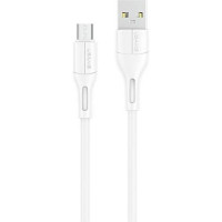 Кабель USB Usams US-SJ502 USB to Micro (2A/1m) White 