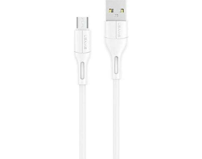 Кабель USB Usams US-SJ502 USB to Micro (2A/1m) White 