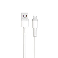 Кабель USB XO NB-Q166 USB to Micro (5A/1m) White