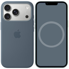 Чехол-силикон оригинал Full Soft Matte with MagSafe and Animation iPhone 17 Pro, Anchor blue