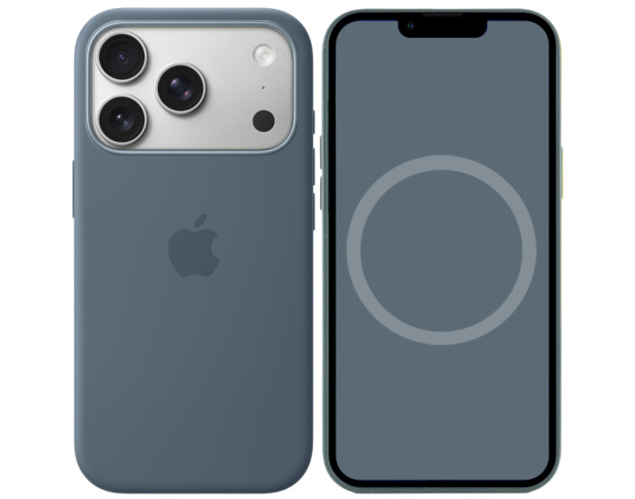 Чехол-силикон оригинал Full Soft Matte with MagSafe and Animation iPhone 17 Pro, Anchor blue
