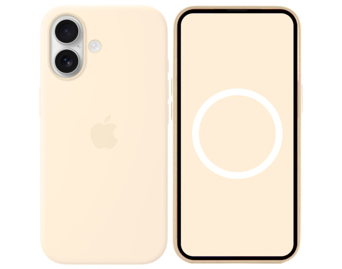 Чехол-силикон оригинал Full Soft Matte with MagSafe and Animation iPhone 17, ванильный
