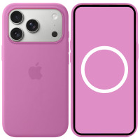 Чехол-силикон оригинал Full Soft Matte with Magsafe and Animation iPhone 17 Pro, Electric Lavender