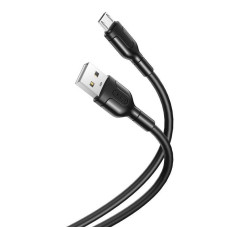 Кабель USB XO NB212 USB to Micro (2.1A/1m) Black