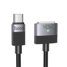 Кабель USB Hoco U141 Magnetic charging Type-C to Mag3 (140W/28V/5A/1.8m) Black 