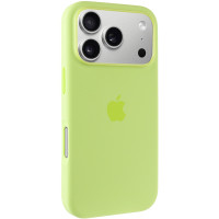 Чехол-силикон оригинал Full Soft Matte with MagSafe and Animation iPhone 17 Pro Max, неоновый желтый