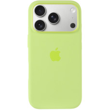 Чехол-силикон оригинал Full Soft Matte with MagSafe and Animation iPhone 17 Pro Max, неоновый желтый