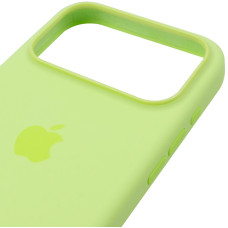 Чехол-силикон оригинал Full Soft Matte with MagSafe and Animation iPhone 17 Pro Max, неоновый желтый
