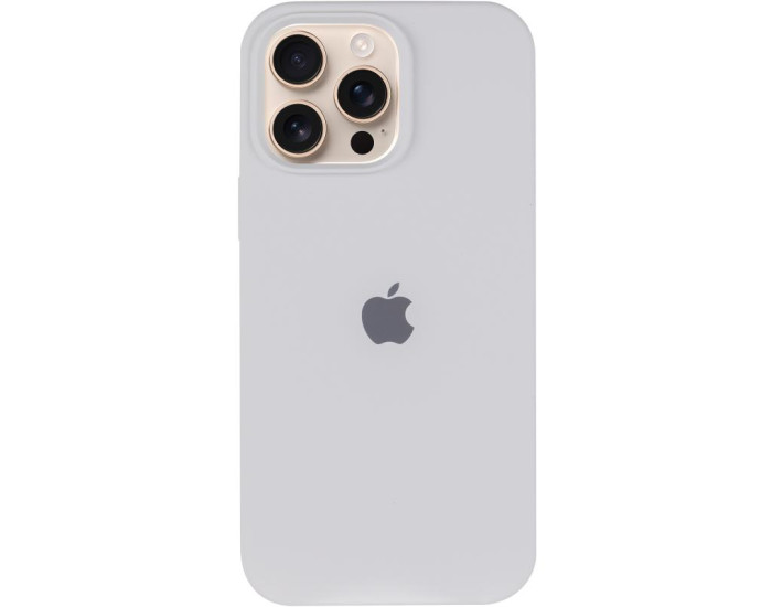 Чехол-силикон оригинал Full Soft Matte iPhone 16 Pro (Белый / White)