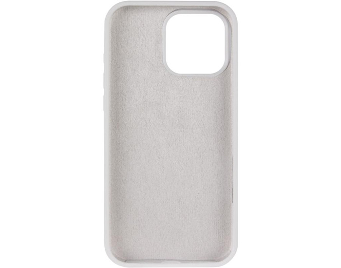 Чехол-силикон оригинал Full Soft Matte iPhone 16 Pro (Белый / White)