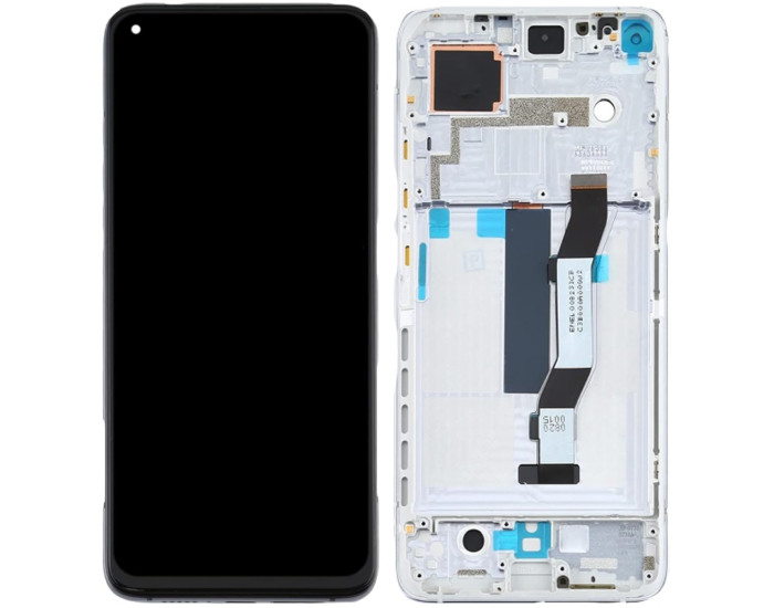 Дисплей с сенсорным экраном (модуль) Xiaomi Mi10T, Mi10T Pro, Redmi K30S, серый, с рамкой оригинал