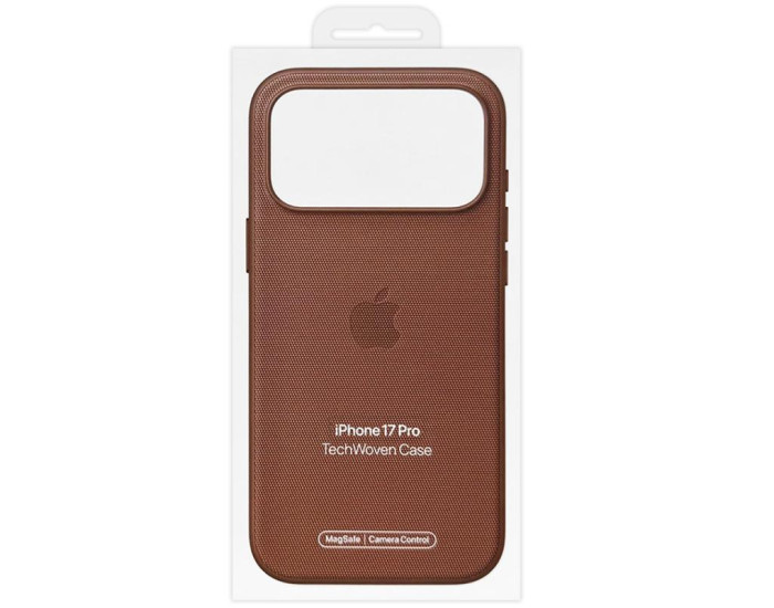 Чехол-силикон TechWoven Case with MagSafe iPhone 17 Pro, Sienna
