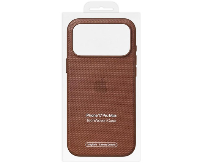 Чехол-силикон TechWoven Case with MagSafe iPhone 17 Pro Max, Sienna