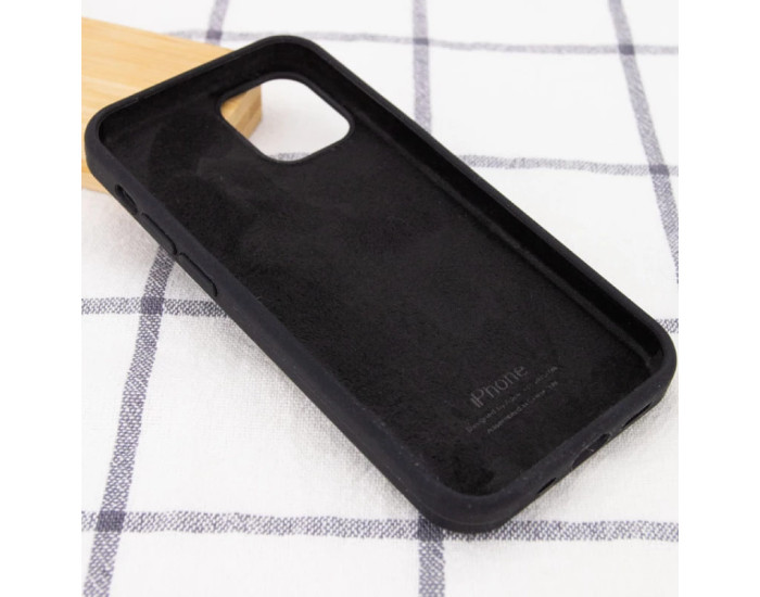 Чехол-силикон оригинал Full Soft Matte iPhone 15 Pro black