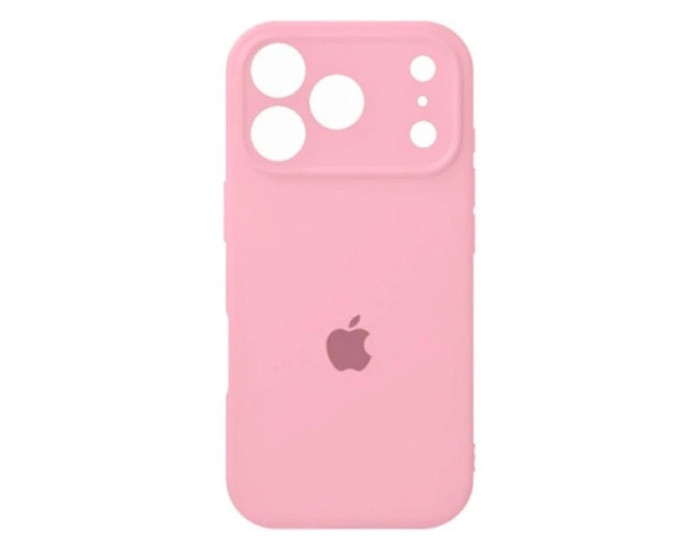 Чехол-силикон оригинал Case Full Camera iPhone 17 Pro Max, Pink light