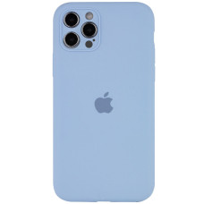 Чехол-силикон оригинал Full Camera Soft Matte iPhone 14 Pro, голубой