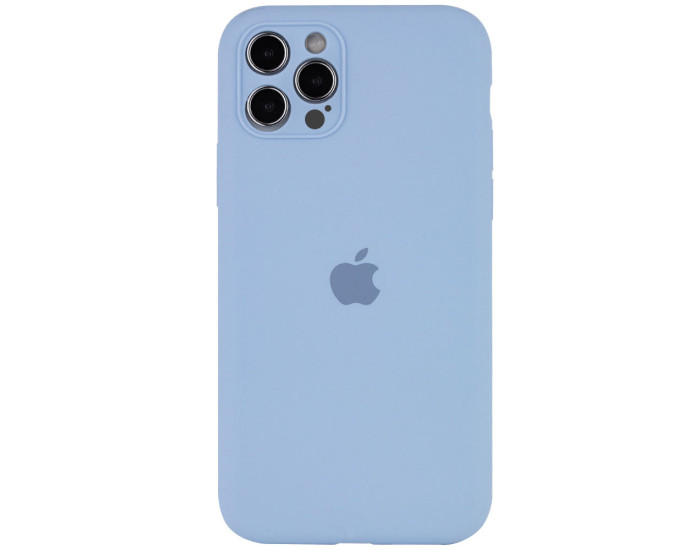 Чехол-силикон оригинал Full Camera Soft Matte iPhone 14 Pro, голубой