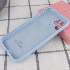 Чехол-силикон оригинал Full Camera Soft Matte iPhone 14 Pro, голубой