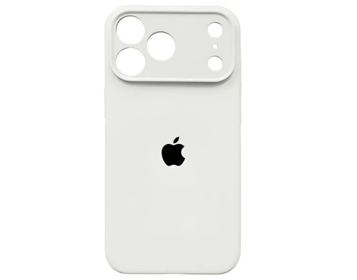 Чохол-силікон оригінал Case Full Camera iPhone 17 Pro Max, Античний Білий
