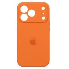 Чехол-силикон оригинал Case Full Camera iPhone 17 Pro Max, оранжевый

