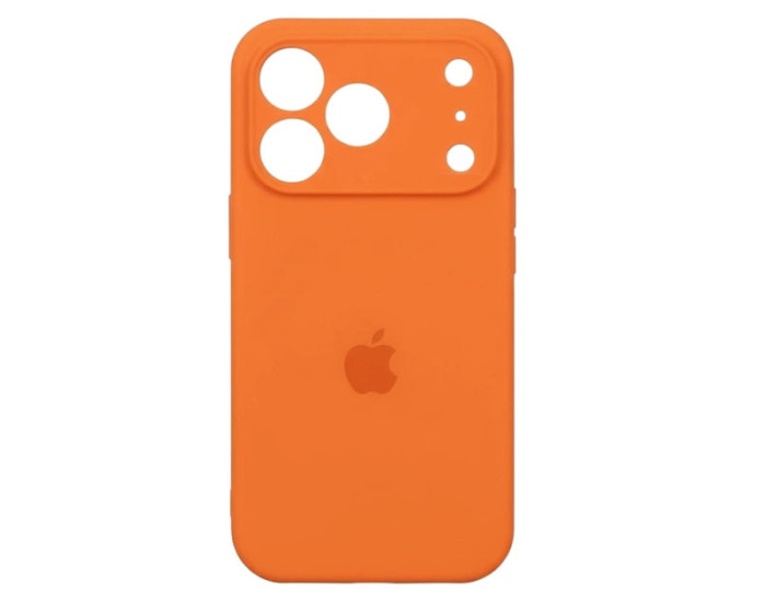 Чехол-силикон оригинал Case Full Camera iPhone 17 Pro Max, оранжевый
