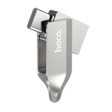 Флешка USB-A/C Hoco UD8 Smart Type-C USB drive 128Gb, серебристая
