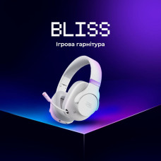Беспроводные игровые накладные наушники Proove Gaming Bliss (App) White