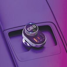 Автомобильное зарядное устройство Proove FM Launcher Sound Link 30W (Type-C + USB) черный