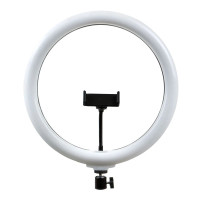 Кольцевая светодиодная Led Лампа 33 см с зажимом для телефона