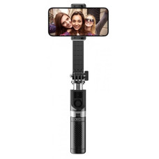 Монопод XO SS10 Mini Tripod Stand Bluetooth Selfie Stick 80см, Black
