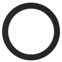 Пластина-кольцо для MagSafe держатель металическая (+скотч) SILICONE Black