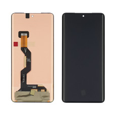 Дисплей з сенсорним екраном (модуль) Motorola XT2503-4 Edge 60 Fusion, чорний, оригінал