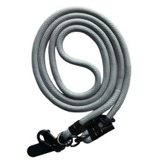 Шнурок LONG (150см) 8mm с карабином + держатель для чехлов (универсальный) Grey