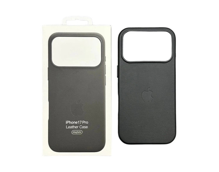Чохол оригінал Leather Case with MagSafe and Animation iPhone 17 Pro Max (Black)