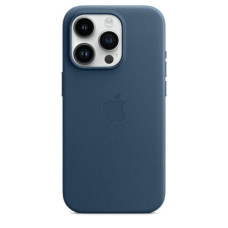 Чехол оригинал Leather Case with MagSafe iPhone 16 Pro Max, Blue