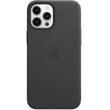 Чехол кожаный Leather Full Case iPhone 12/12 Pro, Black
