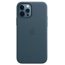 Чехол кожаный Leather Full Case iPhone 12 Pro Max, Blue