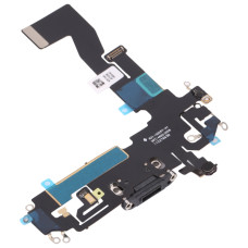 Шлейф для iPhone 12 /12 Pro, коннектора наушников, коннектора зарядки, черный, оригинал с разборки