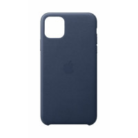 Чехол кожаный Leather Case iPhone 11 Pro Max, Blue Cobalt