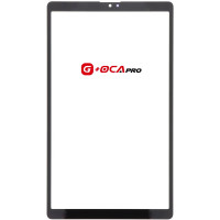 Стекло фронтальное с OCA пленкой Samsung T225 Galaxy Tab A 7 Lite LTE, черное, оригинал G+OCA PRo