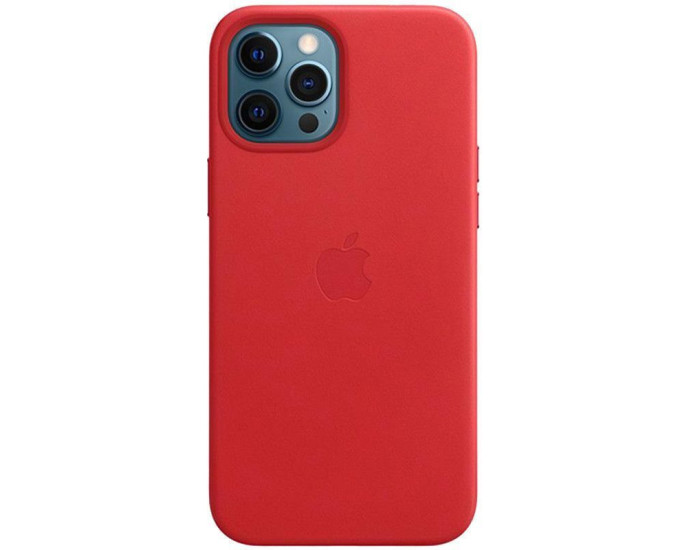 Чехол кожаный Leather Full Case iPhone 11 Pro Max, Crimson